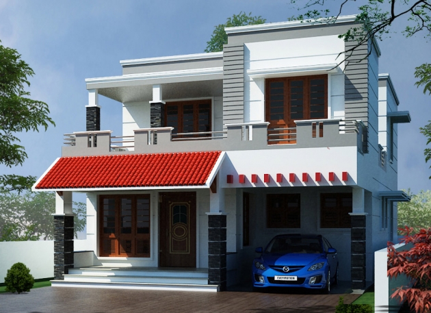 New Modern house elevation in ...
